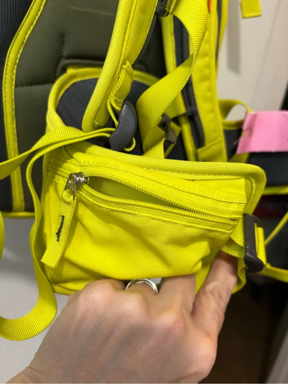 VAUDE Tracer 12 L Cycling Hiking Biking Pockets Hydration Backpack Bright Yellow